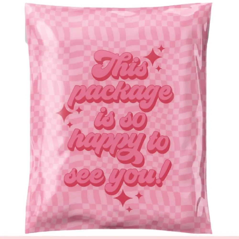 Poly mailers mixed  sizes 35 poly mailers 35 stickers
